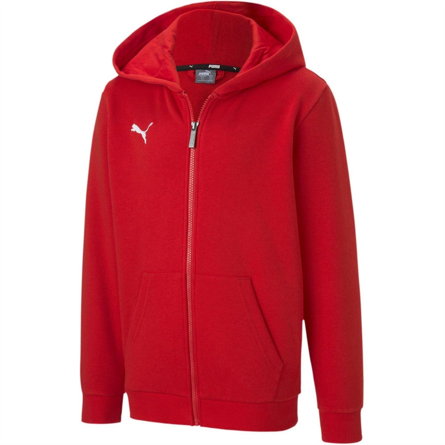 Red - Front - Puma Childrens-Kids TeamGoal 23 Casuals Drawstring Hoodie