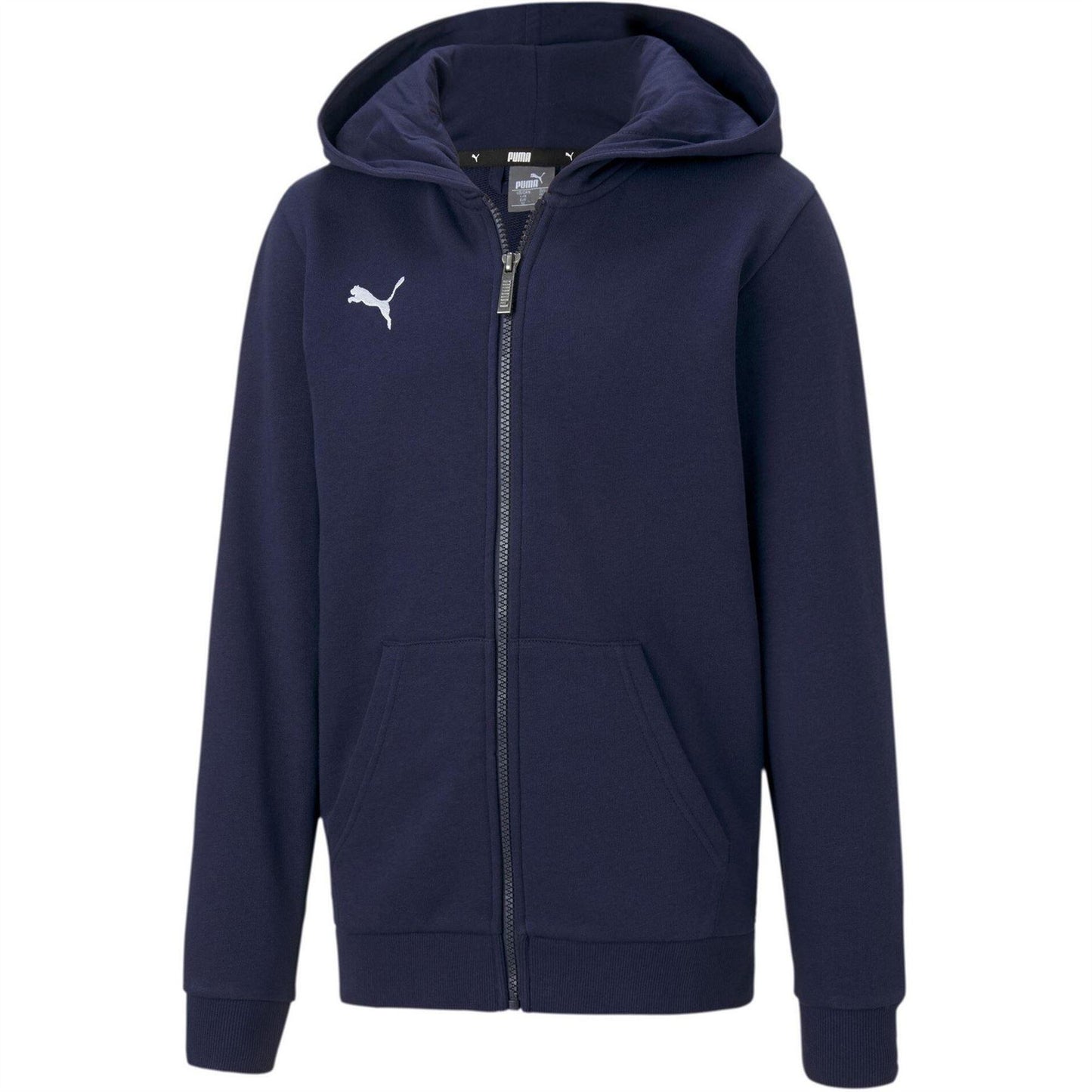 Peacoat - Front - Puma Childrens-Kids TeamGoal 23 Casuals Drawstring Hoodie