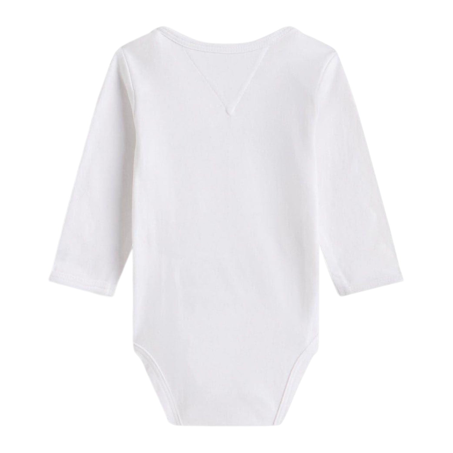 White - Back - Tommy Hilfiger Baby Regular Long-Sleeved Bodysuit