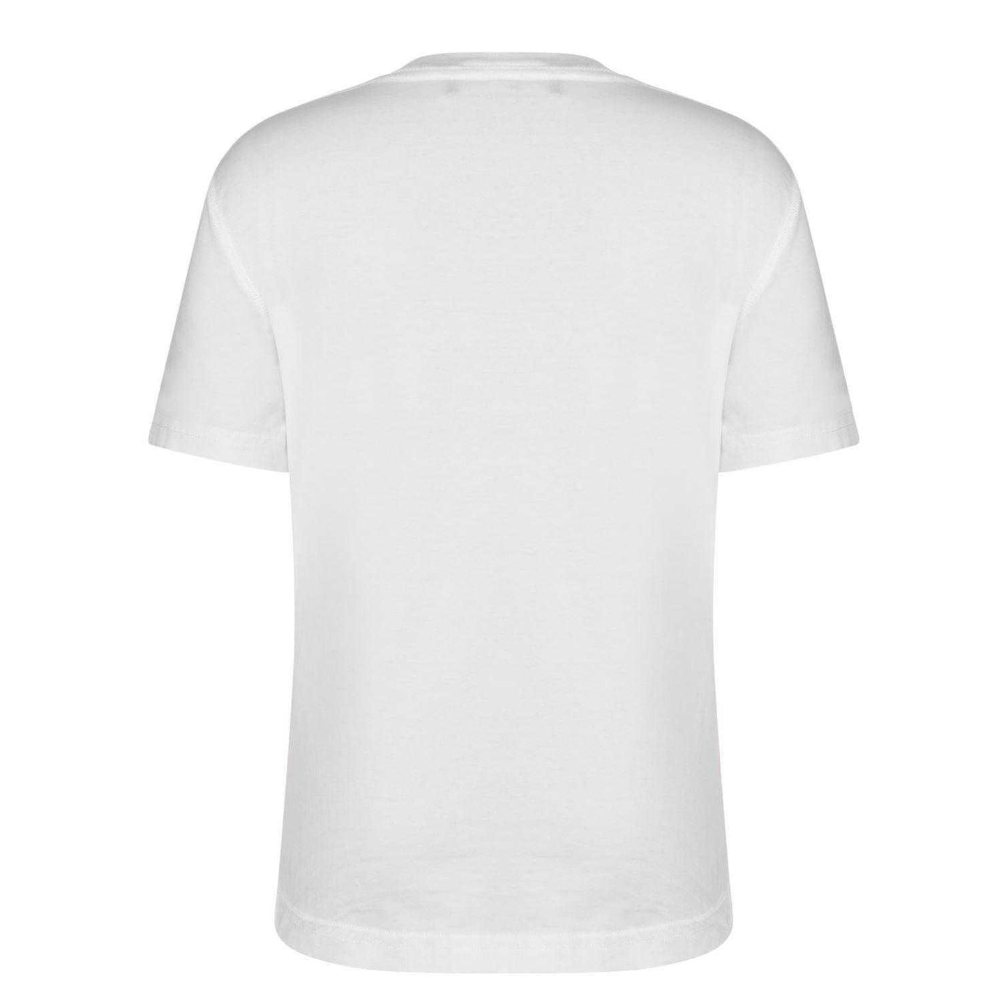 White - Back - DSquared2 Childrens-Kids Icon Cotton T-Shirt
