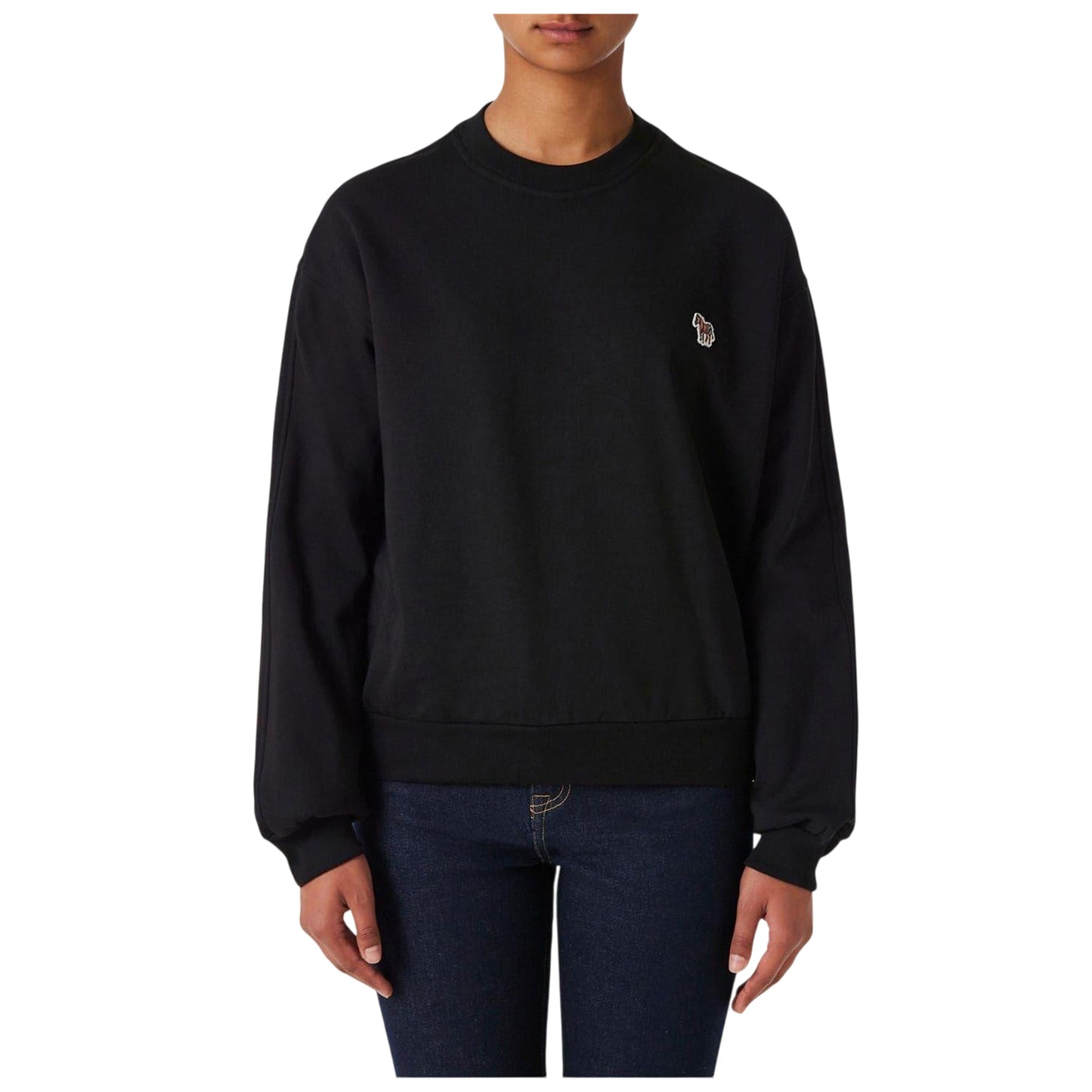 Black - Side - Paul Smith Womens-Ladies Logo Sweatshirt