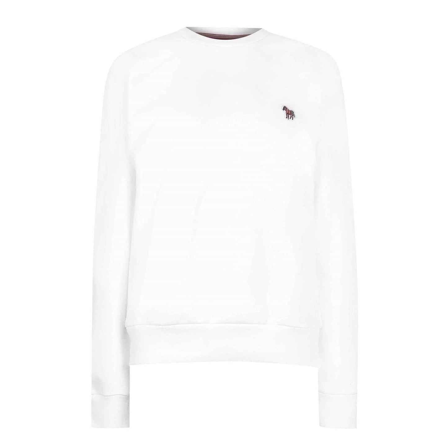 White - Front - Paul Smith Womens-Ladies Logo Sweatshirt