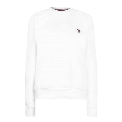 White - Front - Paul Smith Womens-Ladies Logo Sweatshirt