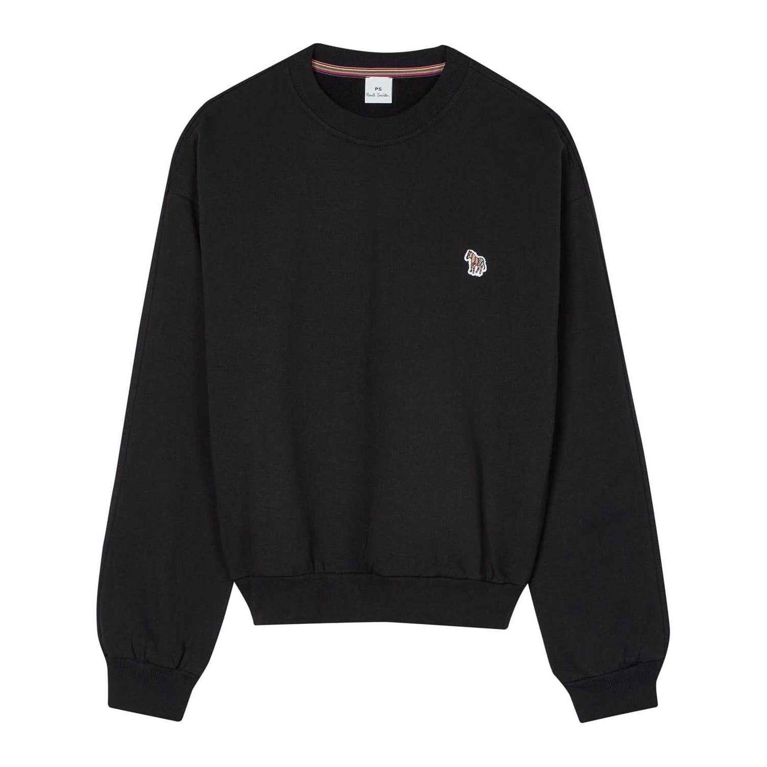 Black - Front - Paul Smith Womens-Ladies Logo Sweatshirt