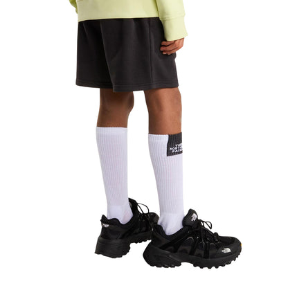 Black - Lifestyle - The North Face Childrens-Kids Simple Dome Fleece Shorts