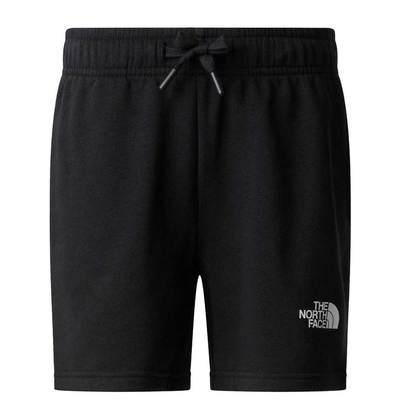 Black - Front - The North Face Childrens-Kids Simple Dome Fleece Shorts