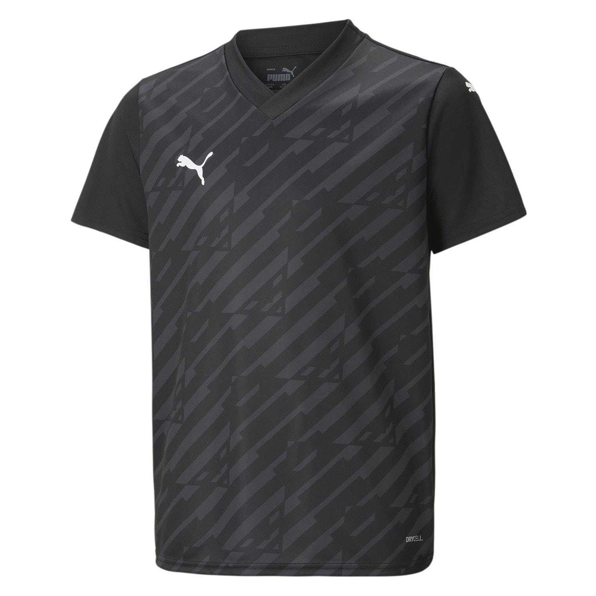 Puma Black - Front - Puma Childrens-Kids TeamULTIMATE T-Shirt