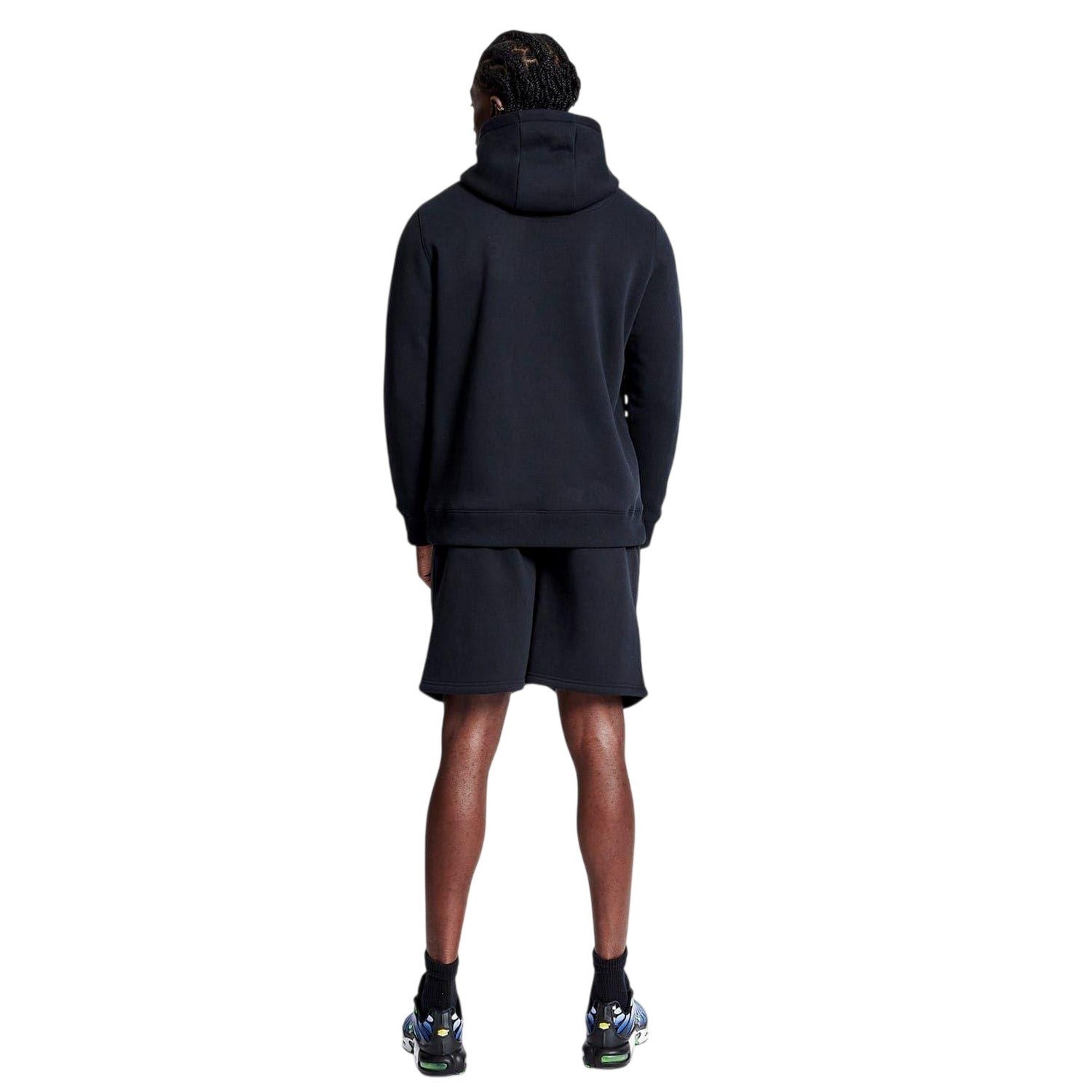 Black - Back - Blood Brother Unisex Adult Logo Athletic Shorts