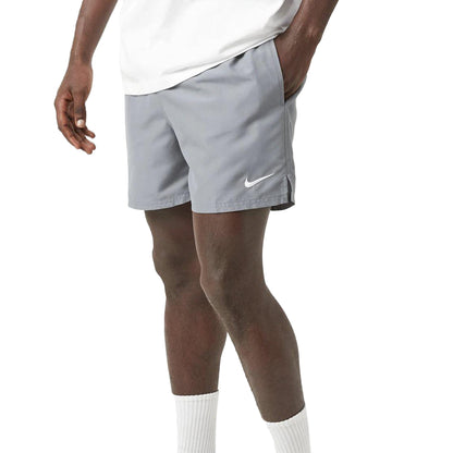 Cool Grey - Front - Nike Mens Embroidered Logo Regular Swim Shorts