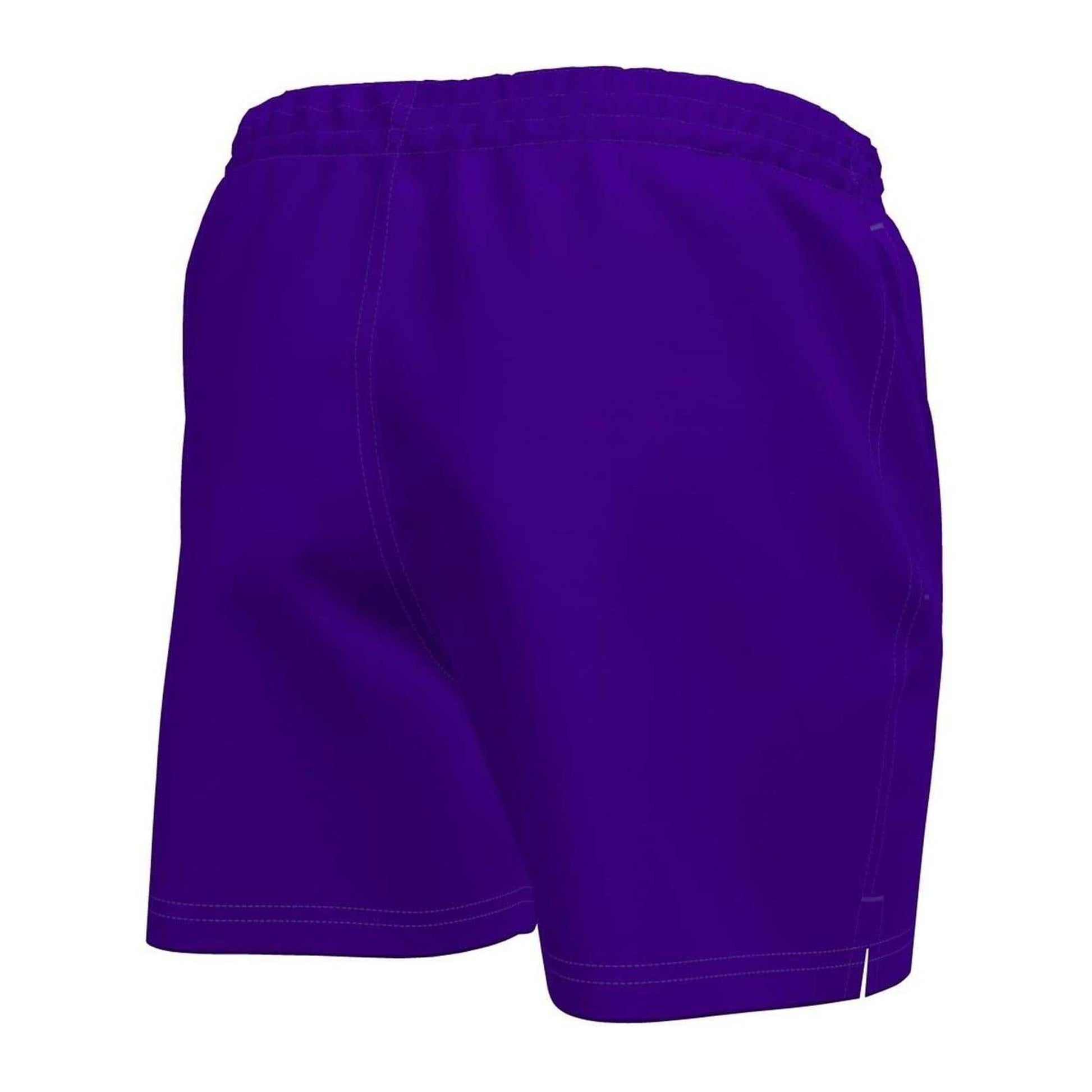 Court Purple - Back - Nike Mens Embroidered Logo Regular Swim Shorts