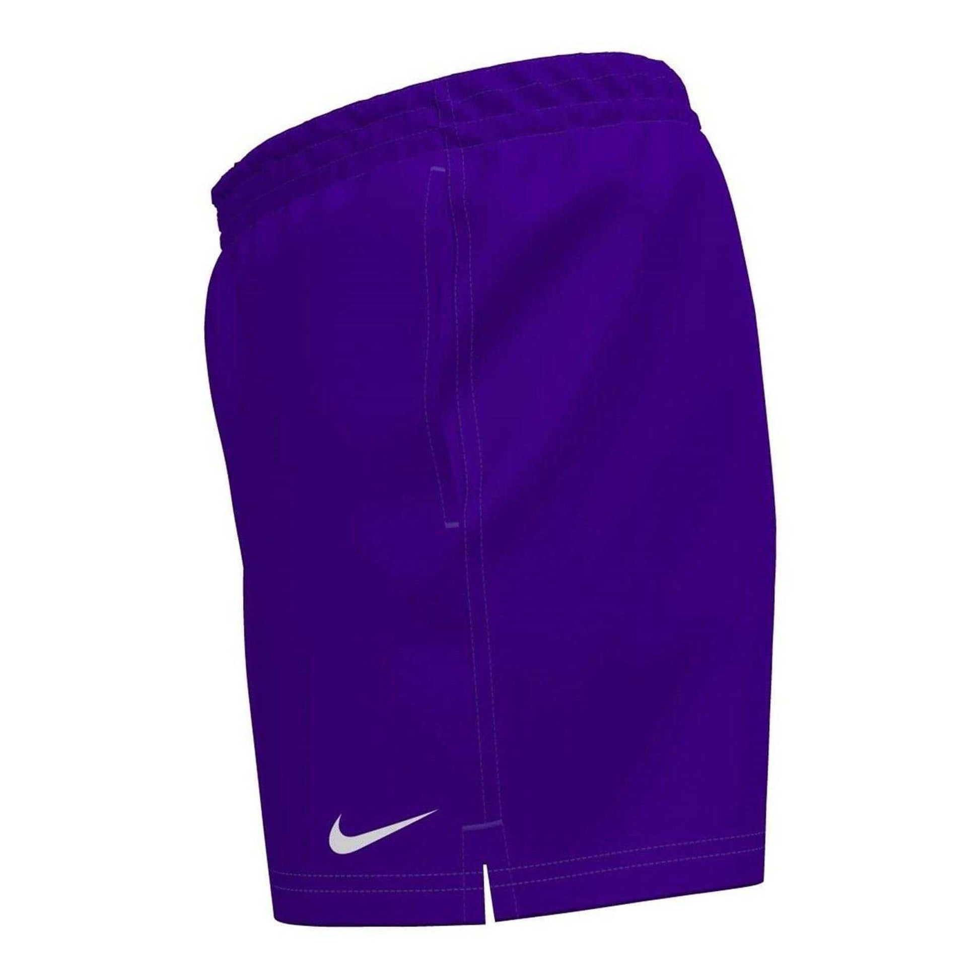 Court Purple - Side - Nike Mens Embroidered Logo Regular Swim Shorts