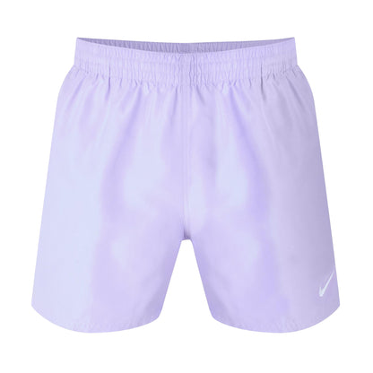 Lilac - Front - Nike Mens Embroidered Logo Regular Swim Shorts