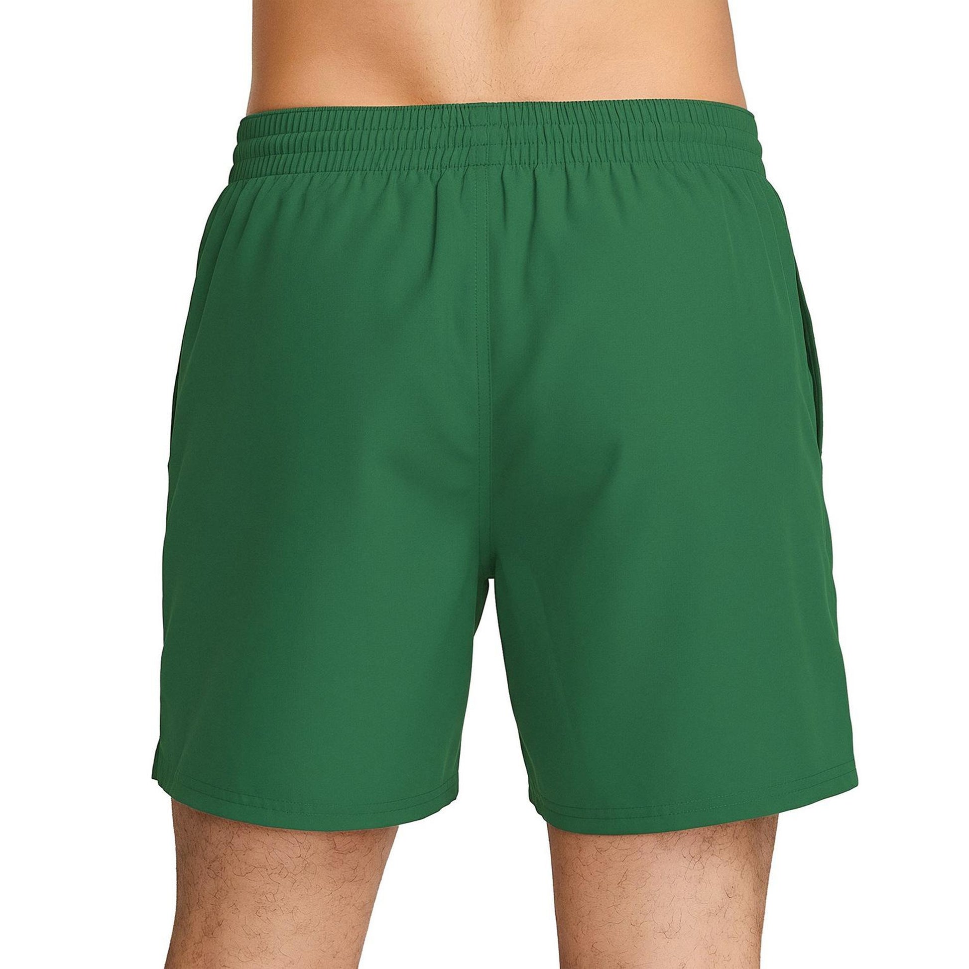 Malachite Green - Back - Nike Mens Embroidered Logo Regular Swim Shorts