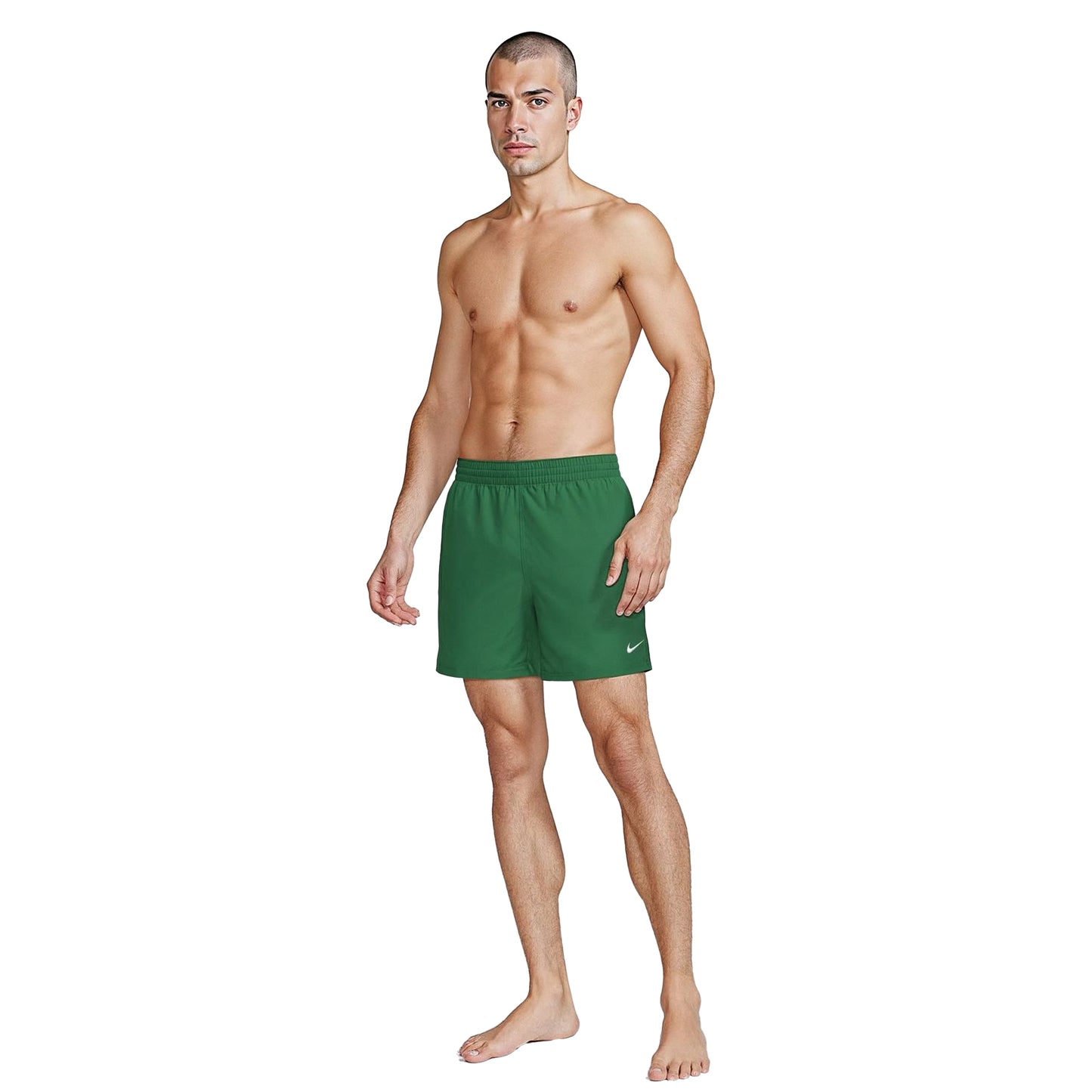 Malachite Green - Lifestyle - Nike Mens Embroidered Logo Regular Swim Shorts