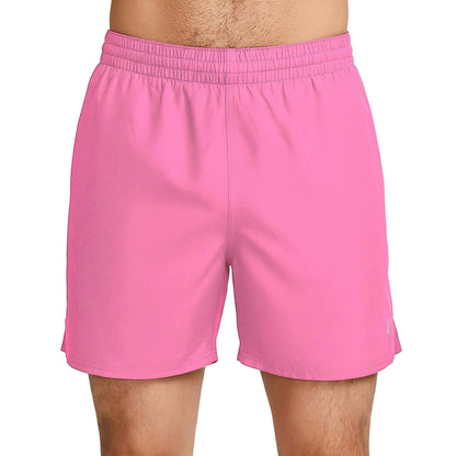 Pink Glow - Front - Nike Mens Embroidered Logo Regular Swim Shorts