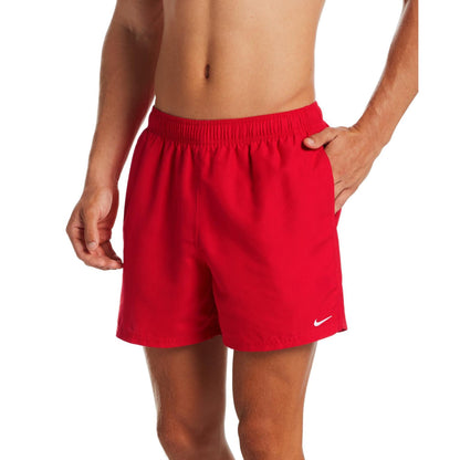 University Red - Front - Nike Mens Embroidered Logo Regular Swim Shorts