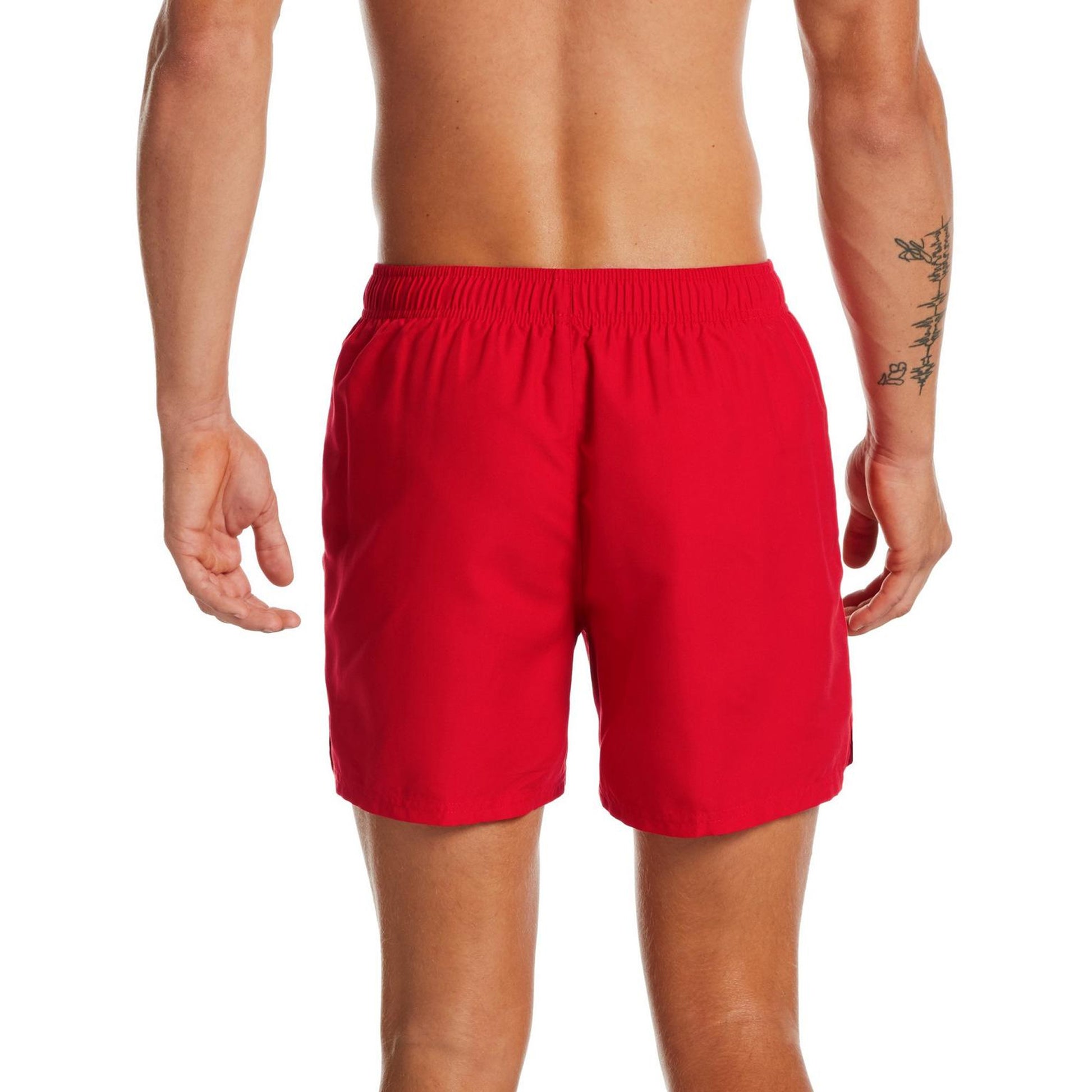 University Red - Back - Nike Mens Embroidered Logo Regular Swim Shorts