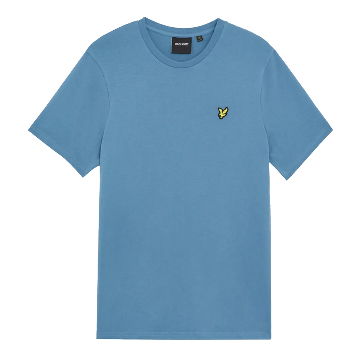 Ocean Sky - Front - Lyle & Scott Mens Logo Cotton T-Shirt