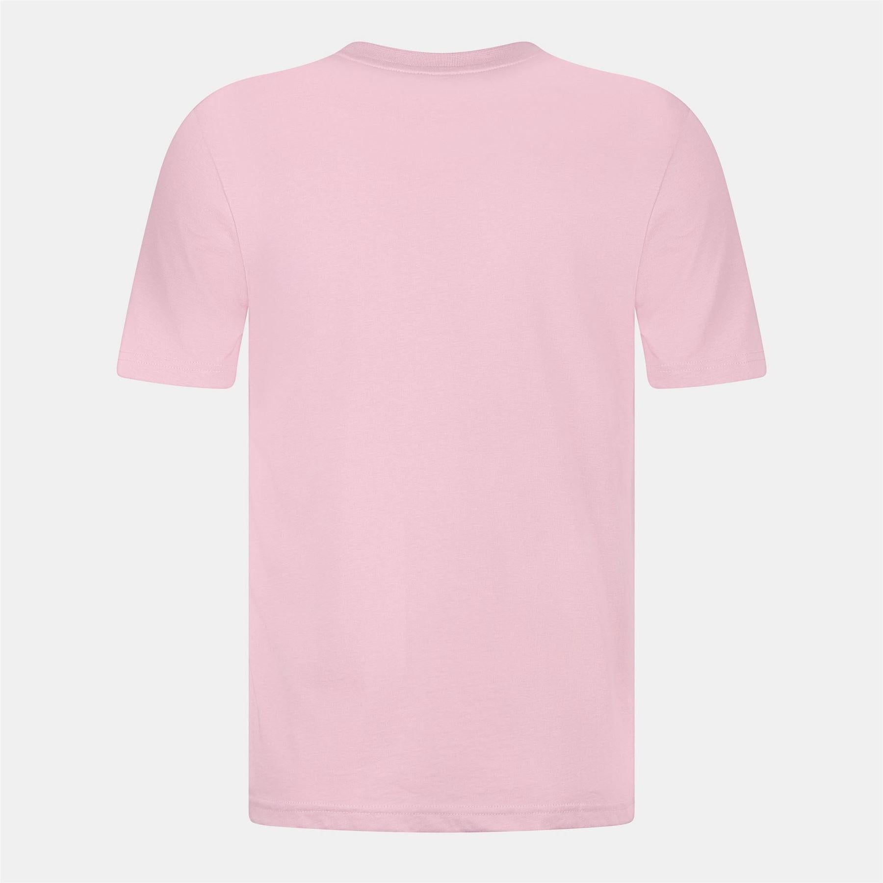 Light Pink - Back - Lyle & Scott Mens Logo Cotton T-Shirt