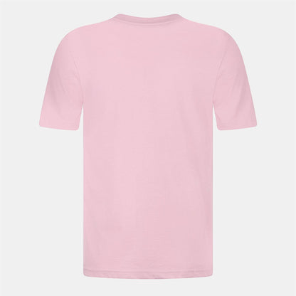 Light Pink - Back - Lyle & Scott Mens Logo Cotton T-Shirt