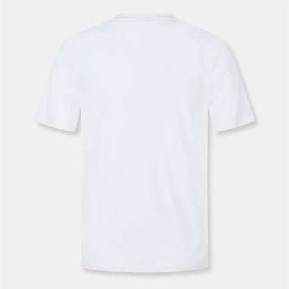 White - Back - Lyle & Scott Mens Logo Cotton T-Shirt