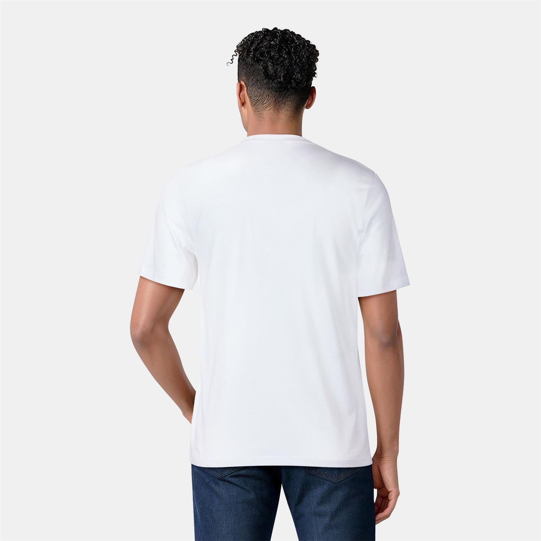 White - Lifestyle - Lyle & Scott Mens Logo Cotton T-Shirt