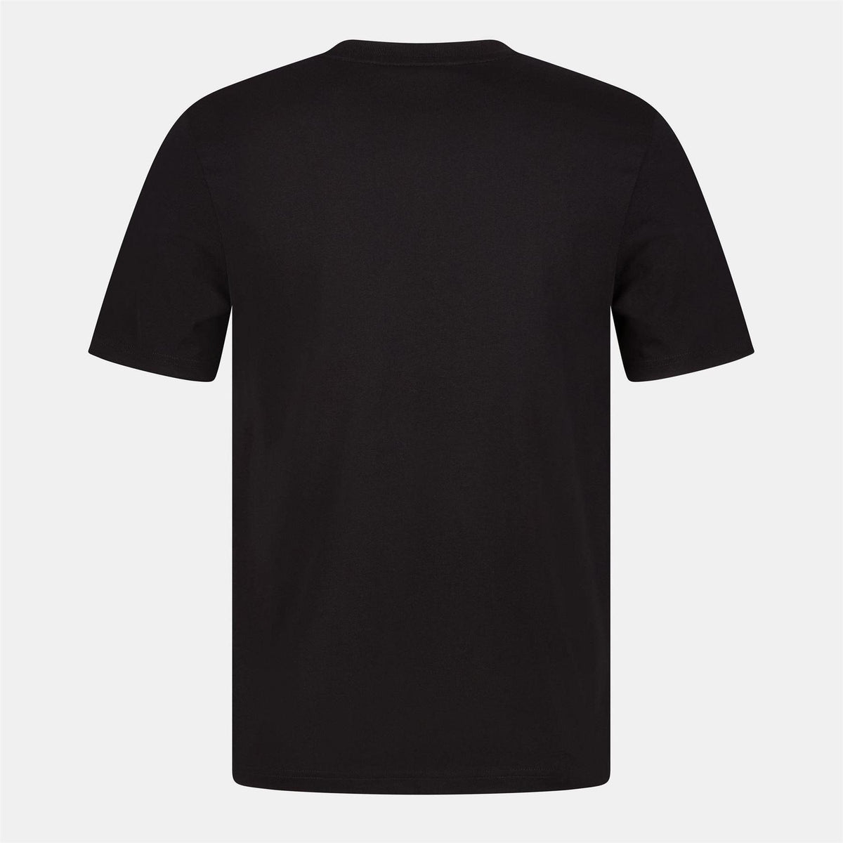 Jet Black - Back - Lyle & Scott Mens Logo Cotton T-Shirt