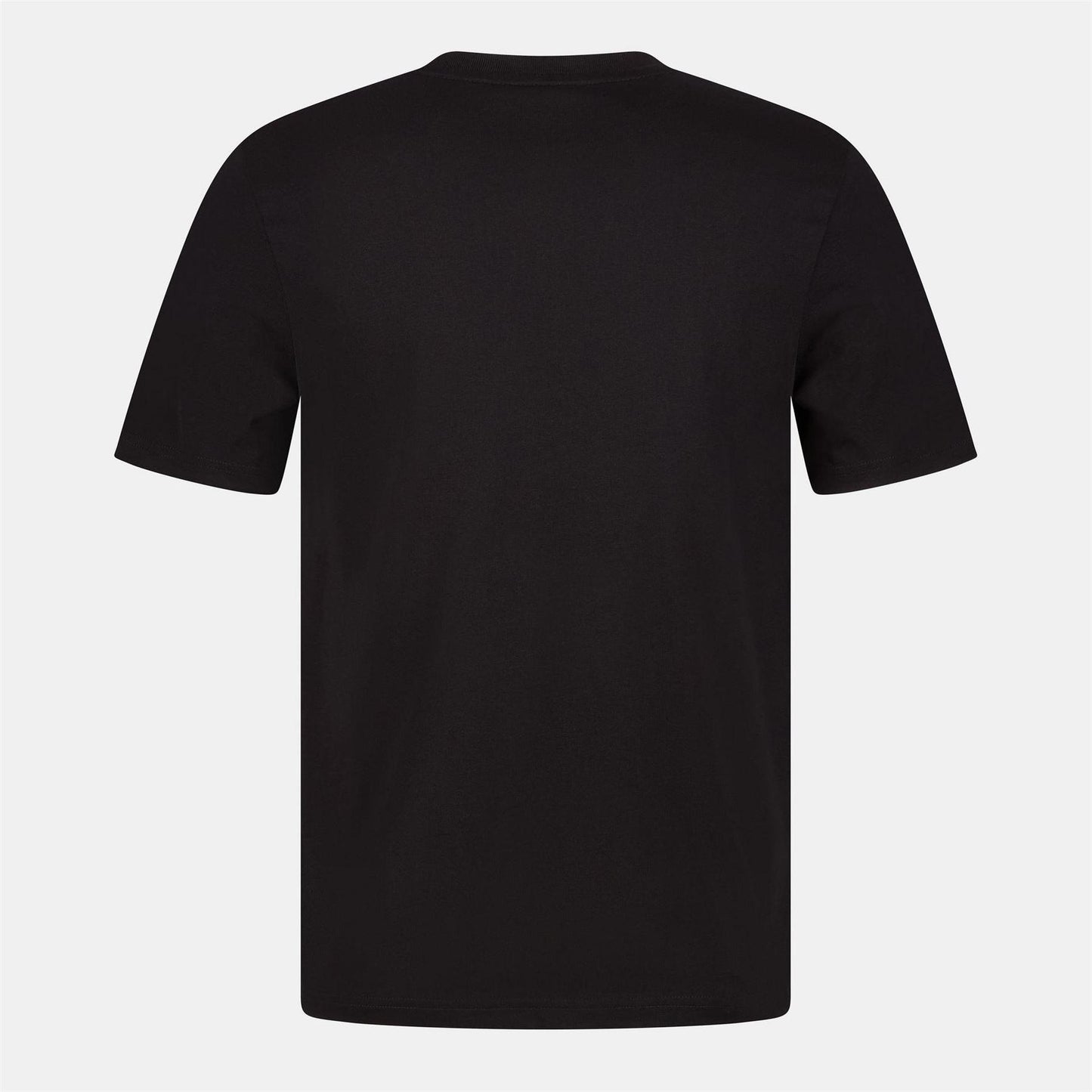 Jet Black - Close up - Lyle & Scott Mens Logo Cotton T-Shirt