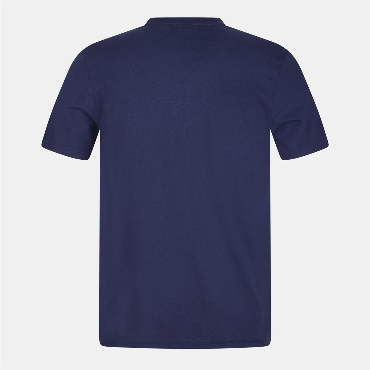 Navy - Back - Lyle & Scott Mens Logo Cotton T-Shirt