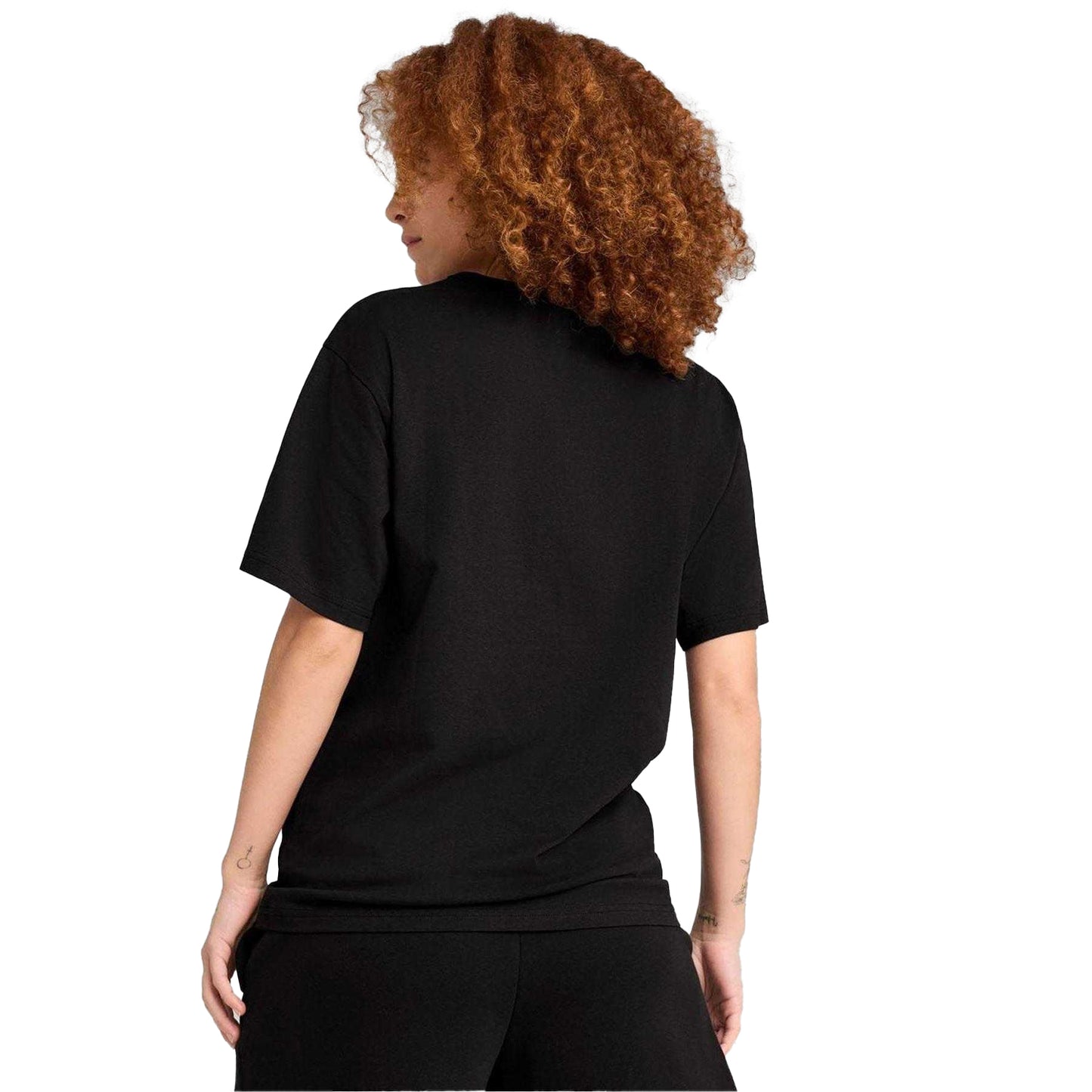 Black - Lifestyle - Puma Unisex Adult Relaxed Fit Short-Sleeved T-Shirt