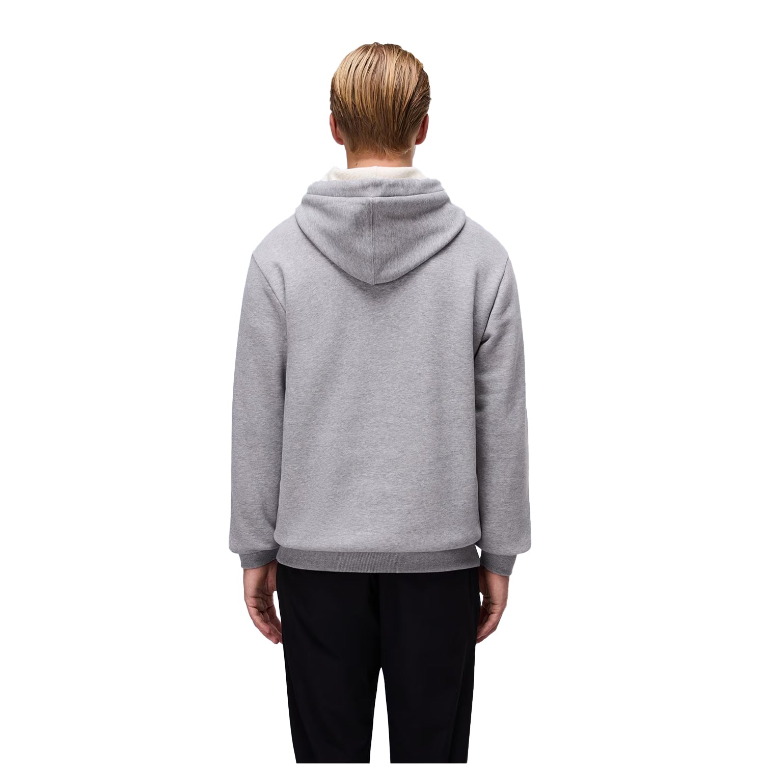 Grey Marl - Lifestyle - Napapijri Mens Logo Cotton Hoodie
