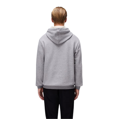 Grey Marl - Lifestyle - Napapijri Mens Logo Cotton Hoodie
