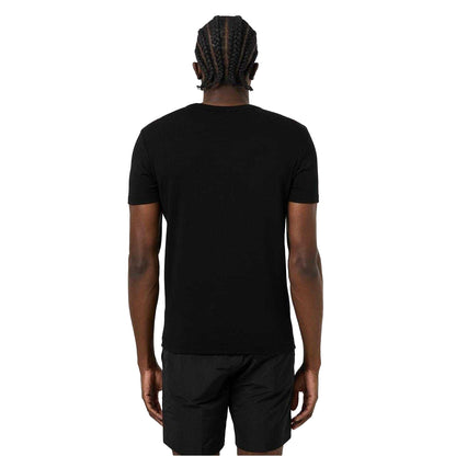 Black - Back - Tom Ford Mens Cotton Crew Neck T-Shirt