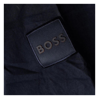Dark Blue - Side - Boss Mens Shirt