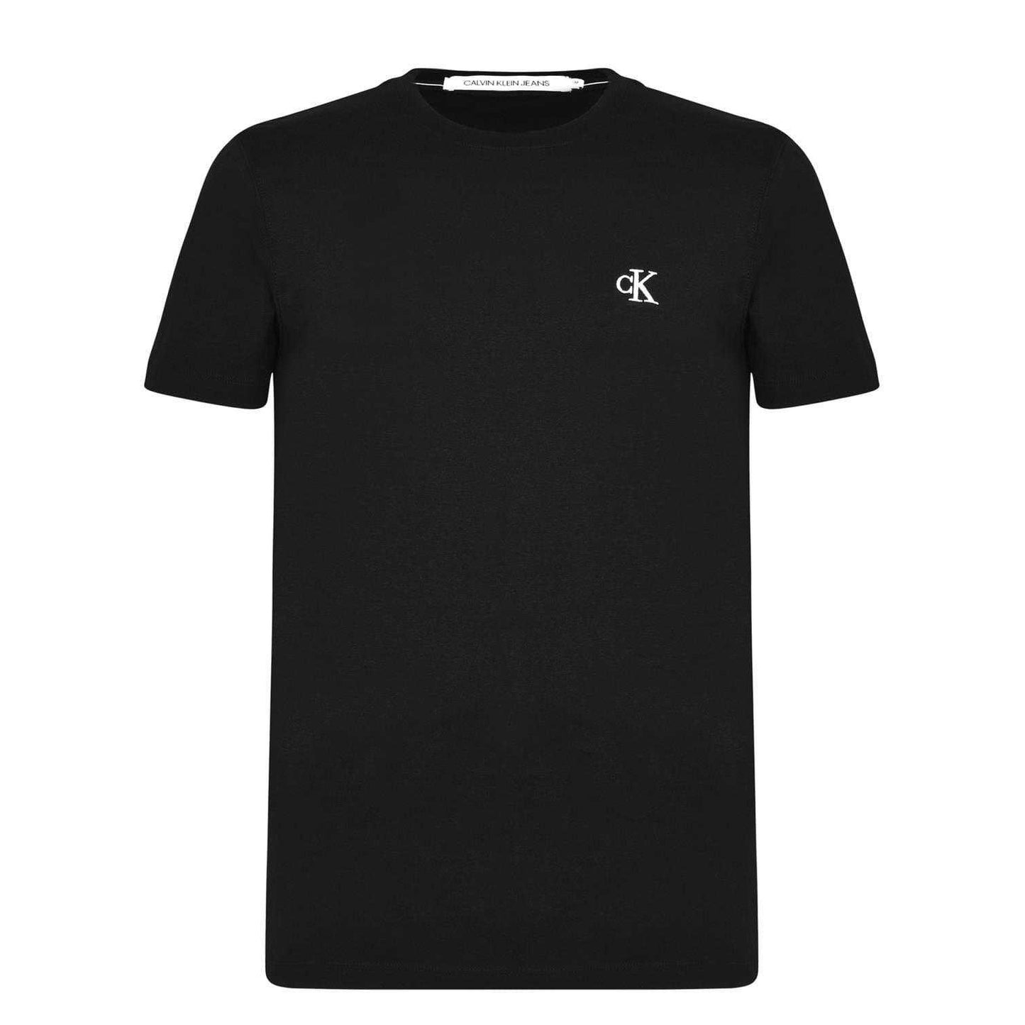 Black - Front - Calvin Klein Mens Essential Slim T-Shirt