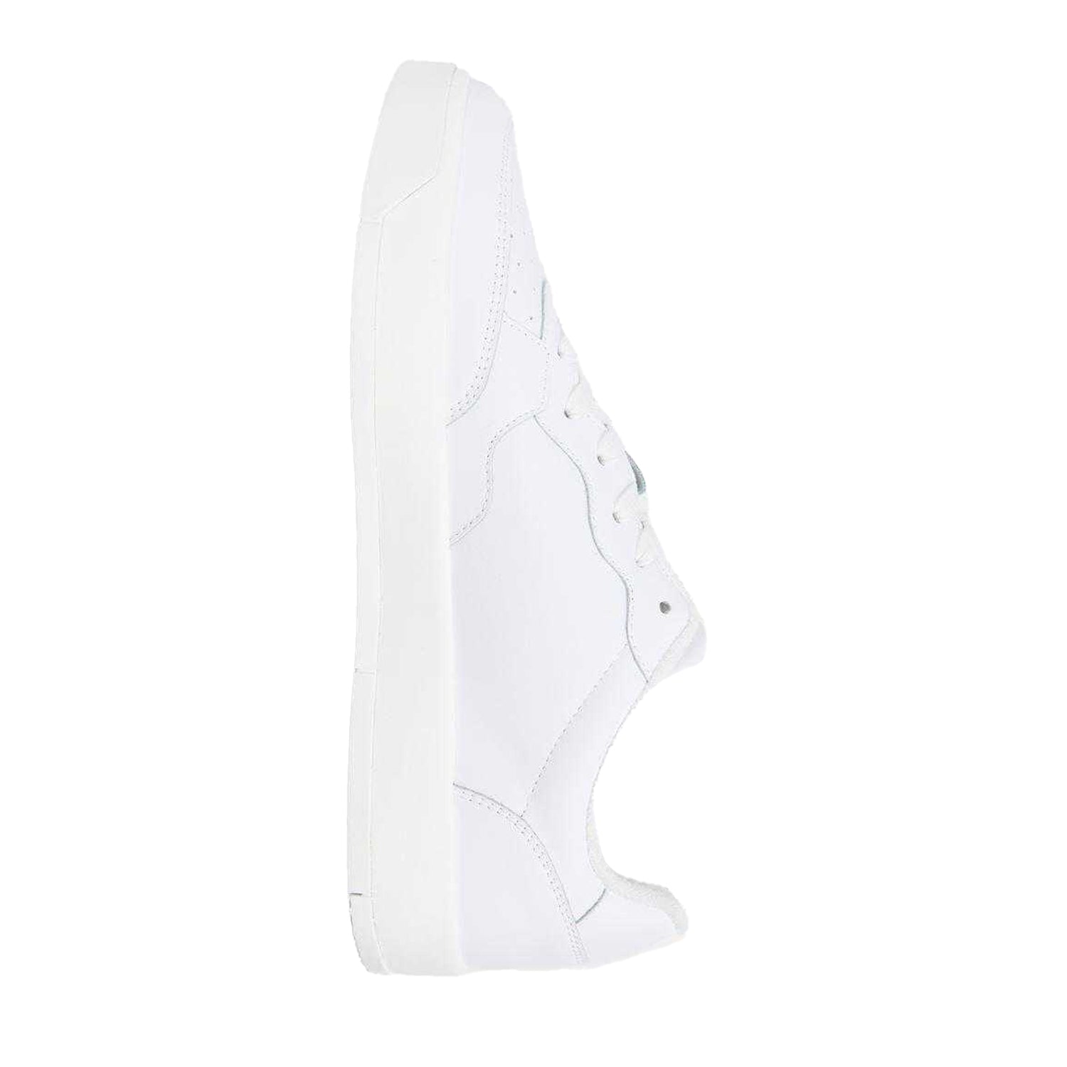 White - Pack Shot - Tommy Jeans Mens Leather Basketball Trainers