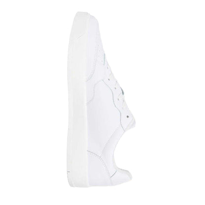 White - Pack Shot - Tommy Jeans Mens Leather Basketball Trainers