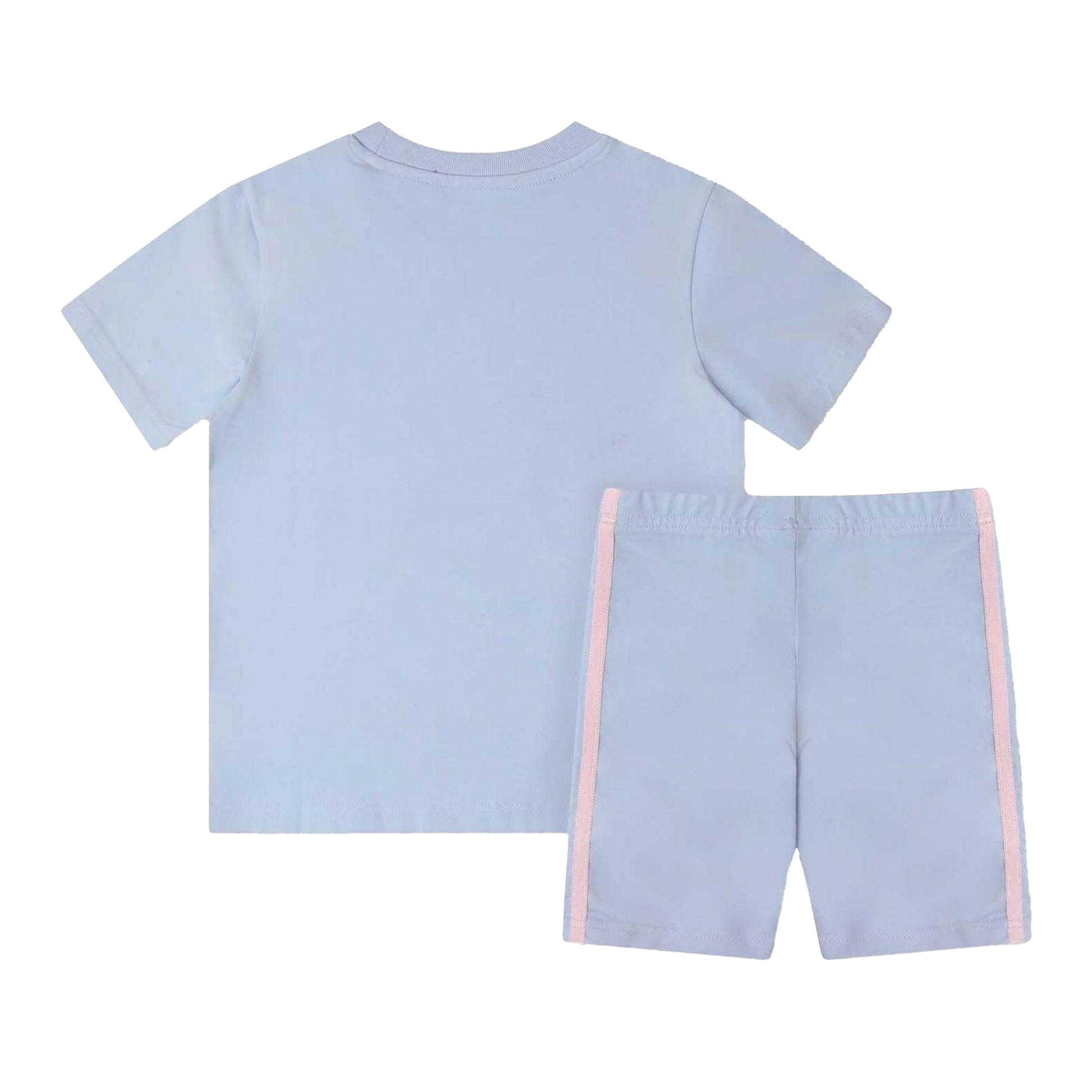 Sky - Back - Adidas Baby Girls Shirt And Shorts Set