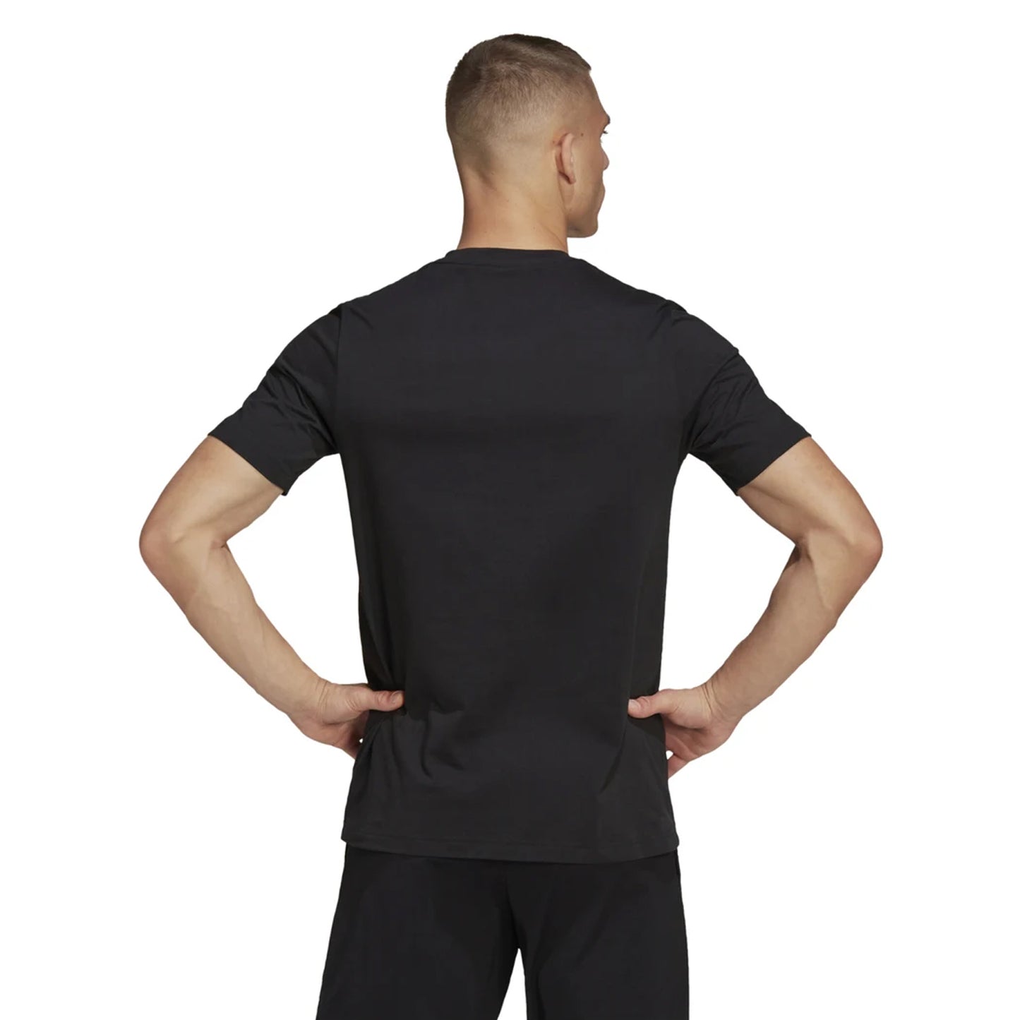 Black - Back - Adidas Mens Entrada 22 T-Shirt