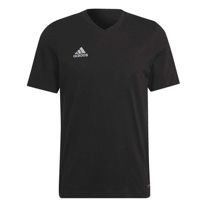 Black - Front - Adidas Mens Entrada 22 T-Shirt