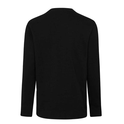 Black - Back - Hugo Mens Logo Sweatshirt