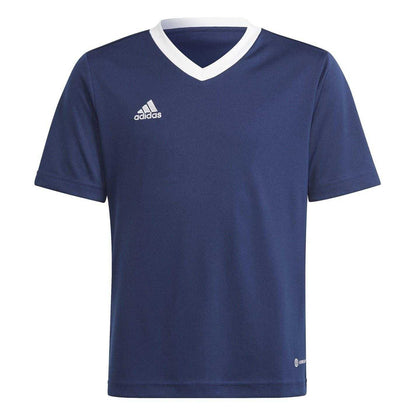 Navy Blue - Front - Adidas Childrens-Kids Entrada 22 Jersey