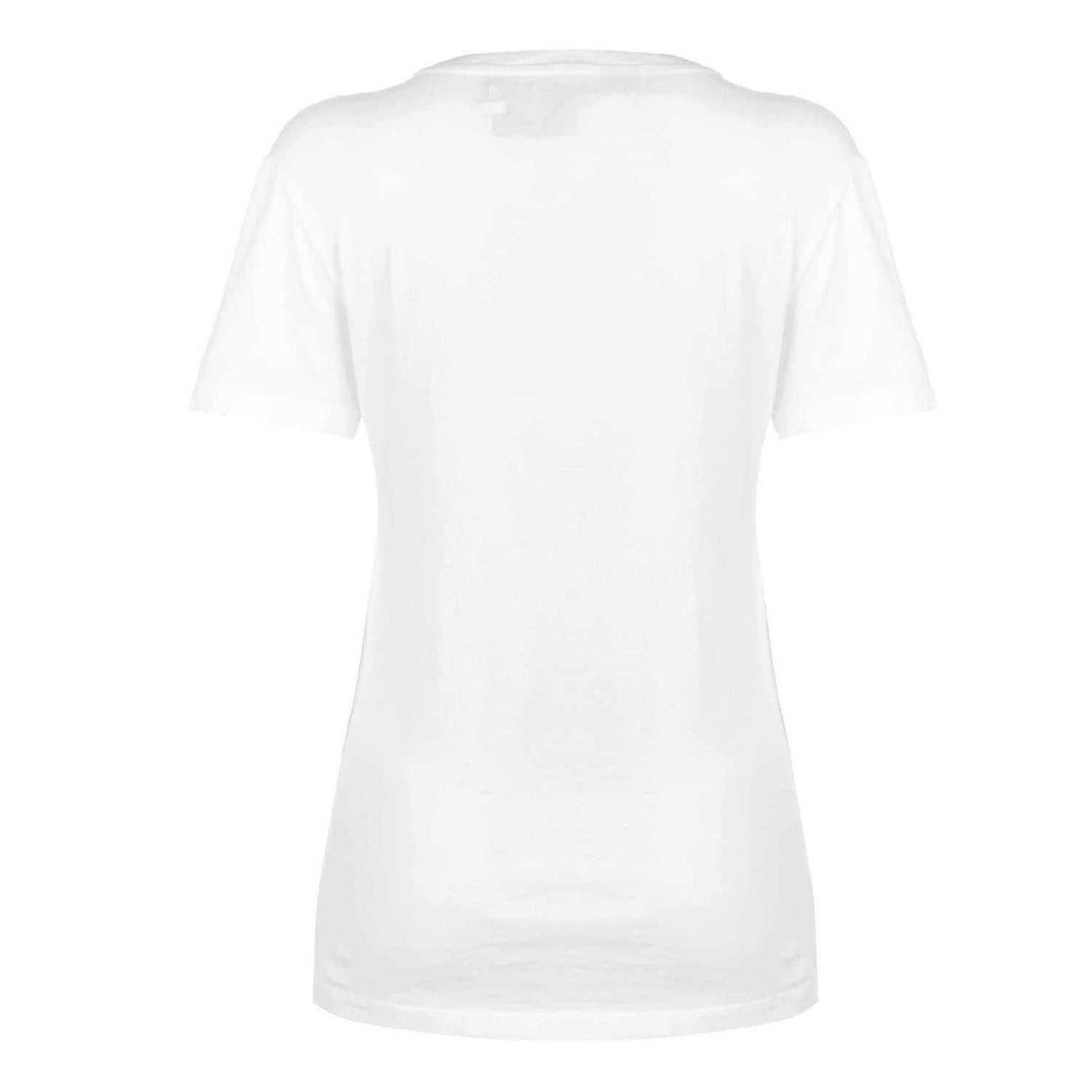 Bright White - Back - Calvin Klein Womens-Ladies Jeans Logo T-Shirt