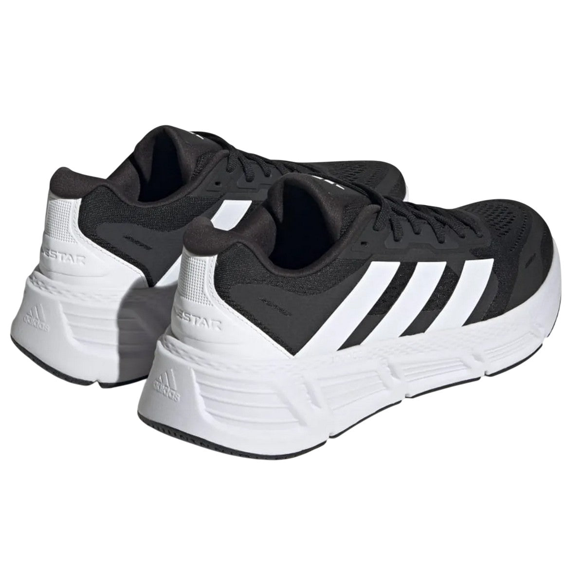 Black-White - Back - Adidas Mens Questar 2 Running Shoes