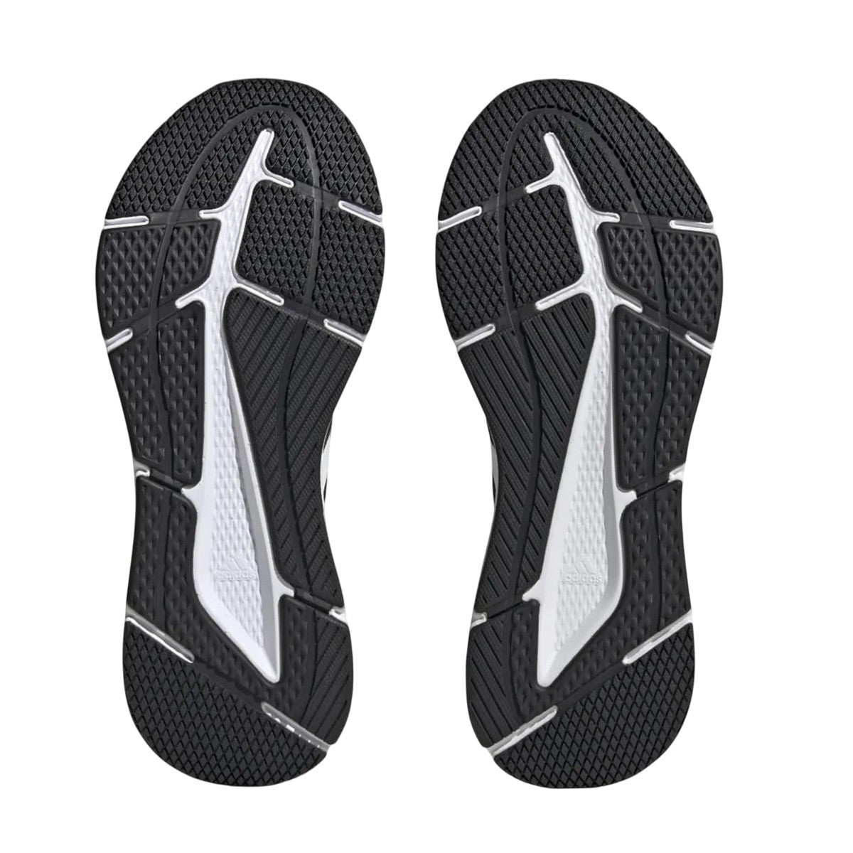 Black-White - Side - Adidas Mens Questar 2 Running Shoes