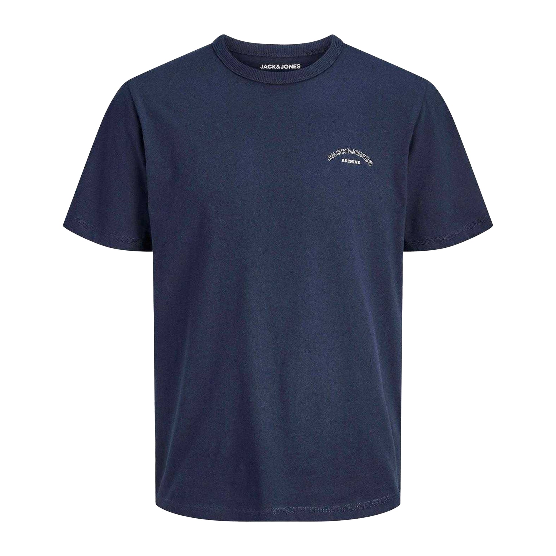 Navy-White - Side - Jack And Jones Childrens-Kids T-Shirt & Shorts Set