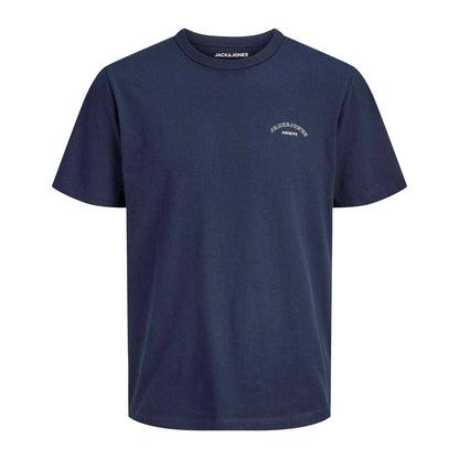 Navy-White - Side - Jack And Jones Childrens-Kids T-Shirt & Shorts Set