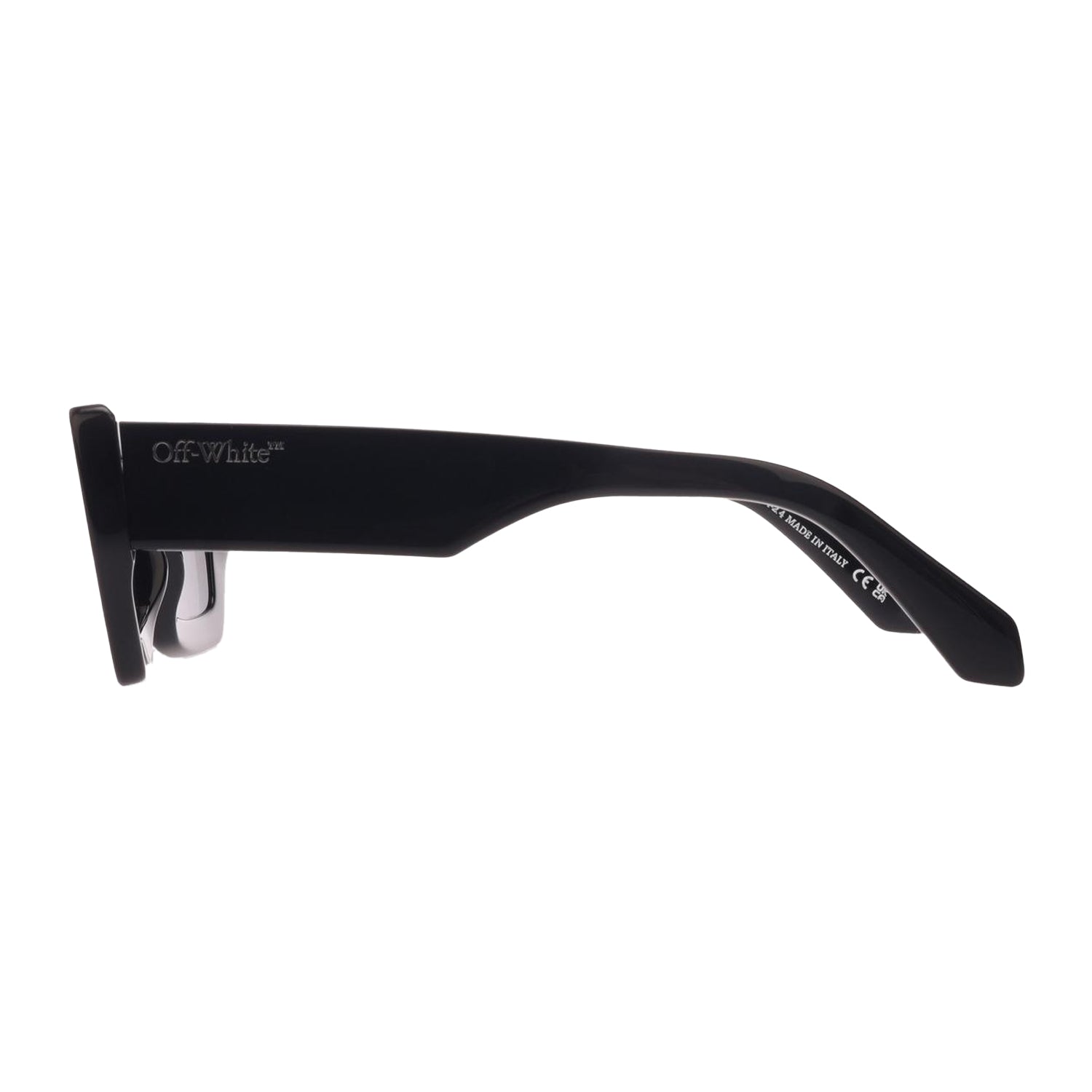 Black - Back - Off White Aurora Cat Eye Sunglasses