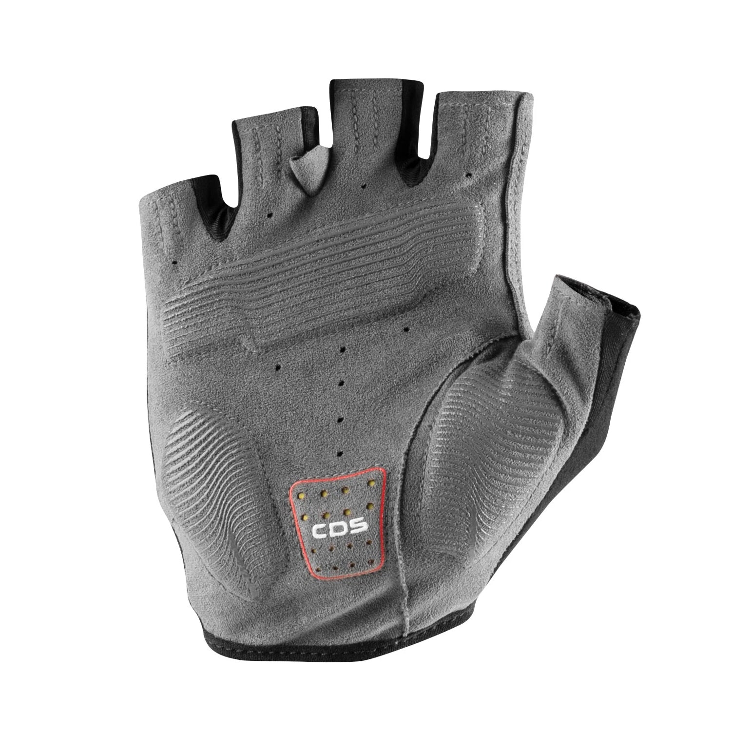 Light Black - Back - Castelli Mens Entrata V Fingerless Cycling Gloves