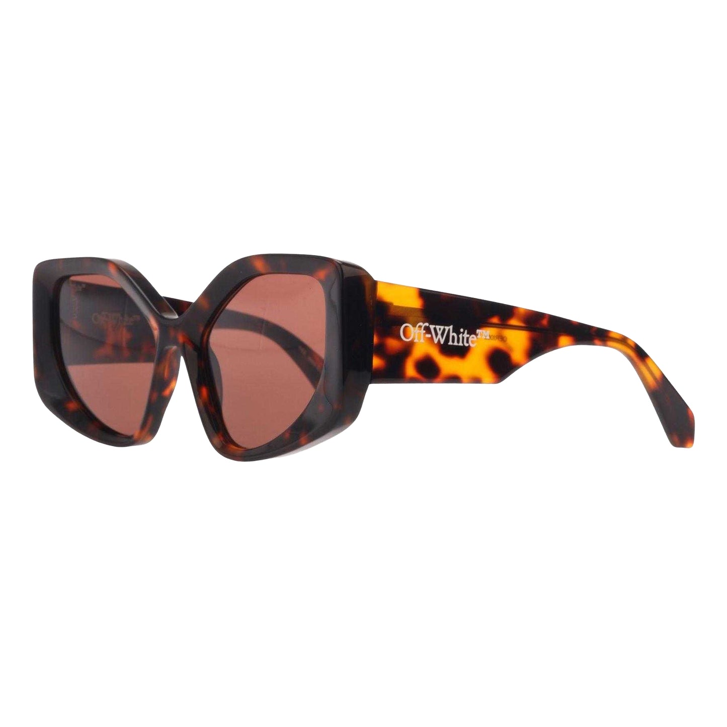 Havana Brown - Front - Off White Denver Sunglasses